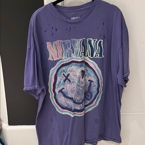 Purple Nirvana Graphic T-Shirt